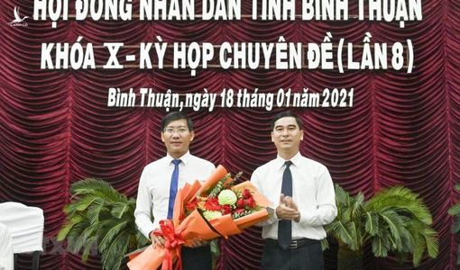 Ông Lê Tuấn Phong được bầu làm Chủ tịch UBND tỉnh Bình Thuận