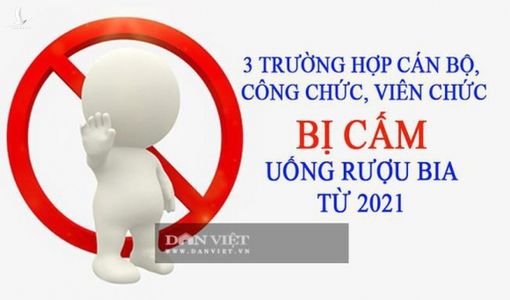 Từ tháng 1/2021: Công chức, viên chức không được uống rượu bia trong trường hợp nào?