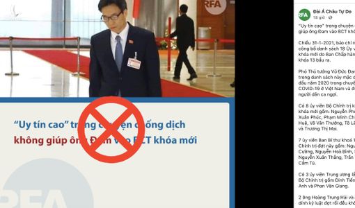 Đáng xấu hổ cho những kẻ lợi dụng Phó Thủ tướng Vũ Đức Đam