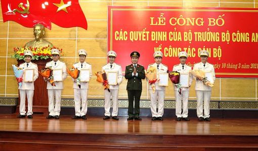 Điều động, bổ nhiệm nhiều cán bộ công an Quảng Bình