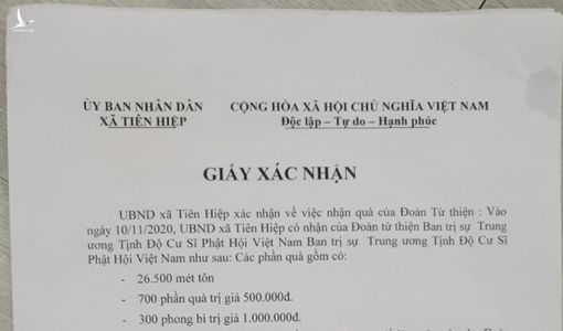 Vụ ‘lương y’ Võ Hoàng Yên hỗ trợ ở Quảng Nam: Sự thật về 26.500m2 tôn mà xã Tiên Hiệp tiếp nhận