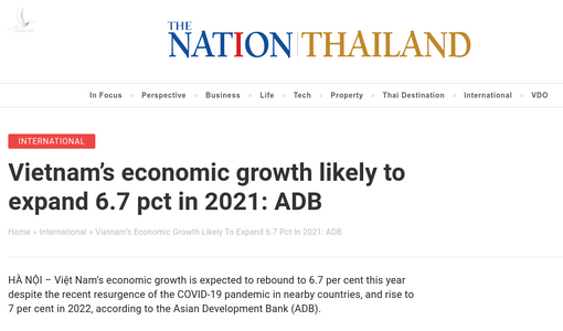 The Nation Thailand: “Việt Nam vẫn là một trong những đất nước nằm trong top đầu của ASEAN”