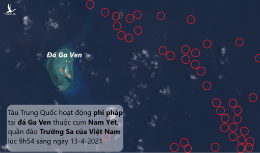 Thêm 136 tàu Trung Quốc xuất hiện ở gần đá Ga Ven, Philippines tố là tàu dân quân biển