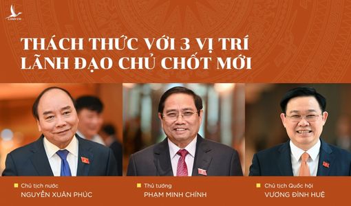 Thách thức với 3 vị trí lãnh đạo chủ chốt mới