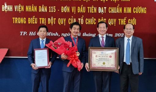 Bệnh viện đầu tiên của Việt Nam đạt chuẩn ‘kim cương’ về điều trị đột quỵ