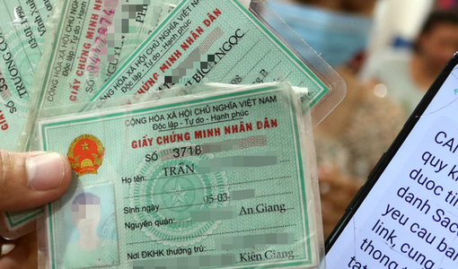 Bộ Công an lên tiếng vụ gần 10.000 CMND, CCCD người Việt bị rao bán trên mạng