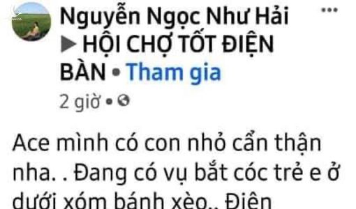 Thực hư vụ bắt cóc bé gái 4 tuổi ở Quảng Nam