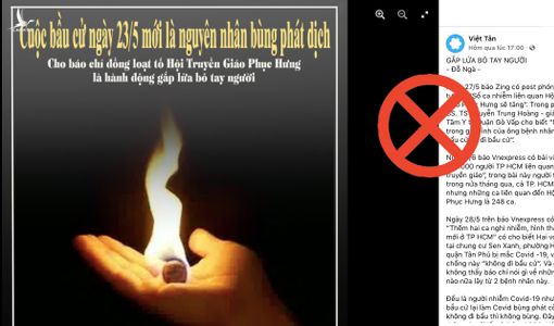 Đừng ‘gắp lửa’ của giáo phái Phục Hưng đổ lỗi cho bầu cử