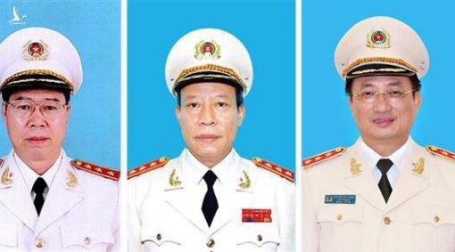 Ba thượng tướng thôi chức Thứ trưởng Bộ Công an