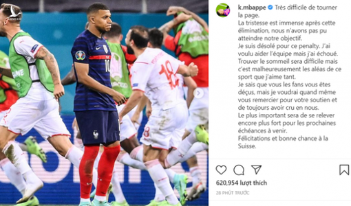 Mbappe: ‘Tôi xin lỗi vì đá hỏng penalty’