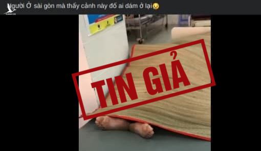 Đoạn clip ghi cảnh “khu điều trị COVID-19” là giả mạo