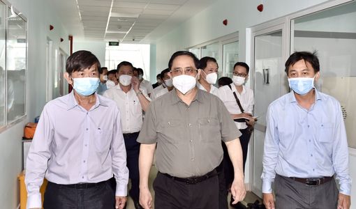 Thủ tướng Phạm Minh Chính thăm cơ sở điều trị bệnh nhân Covid-19 tại Tây Ninh