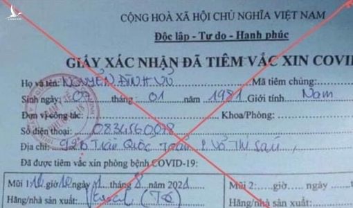 Thực hư thông tin TP.HCM tập trung tiêm vaccine Trung Quốc cho người dân