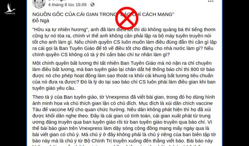 Khi kẻ gian thực sự lại hoang tưởng về trí tuệ và uy tín của bản thân