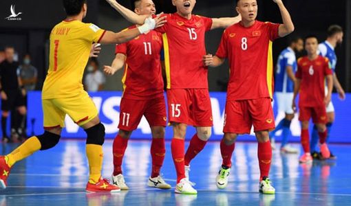 Việt Nam viết nên lịch sử khi vào vòng 1/8 futsal World Cup