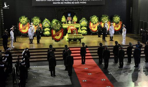 Tổ chức trọng thể lễ tang Đại tướng Phùng Quang Thanh theo nghi thức cấp Nhà nước