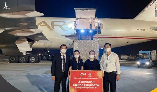 1 triệu liều vaccine Hayat-Vax đầu tiên từ UAE đã về đến Việt Nam