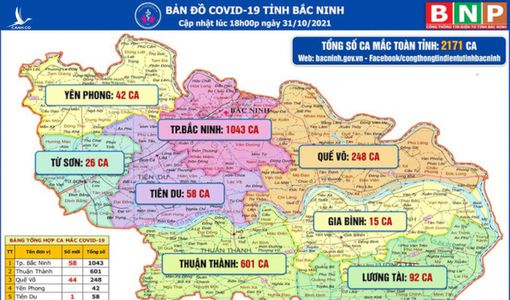 Bắc Ninh ghi nhận 104 ca mắc Covid có nguy cơ lây nhiễm cộng đồng