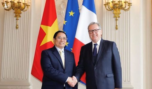 Thủ tướng Phạm Minh Chính hội kiến Chủ tịch Quốc hội Pháp Richard Ferrand