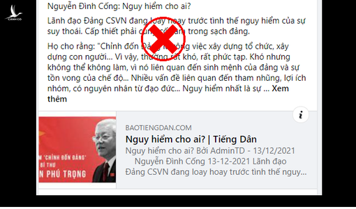 Vài lời gửi ông Nguyễn Đình Cống về cái gọi là “nguy hiểm của người dân vì Đảng lãnh đạo”