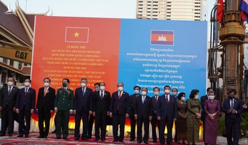 Khởi công nhà Quốc hội Campuchia: Việt Nam viện trợ trị giá 25 triệu USD