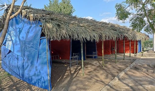 Một xã ở Thanh Hóa dựng lều cách ly người về quê ăn Tết