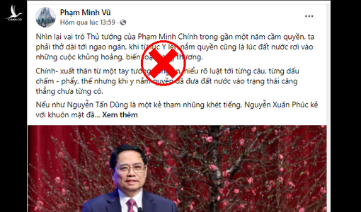 Thủ đoạn lợi dụng dịch bệnh để tấn công Thủ tướng Phạm Minh Chính
