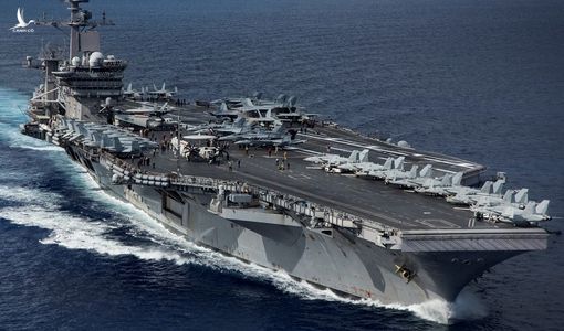 Kho vũ khí trên tàu sân bay USS Carl Vinson vừa tới Biển Đông