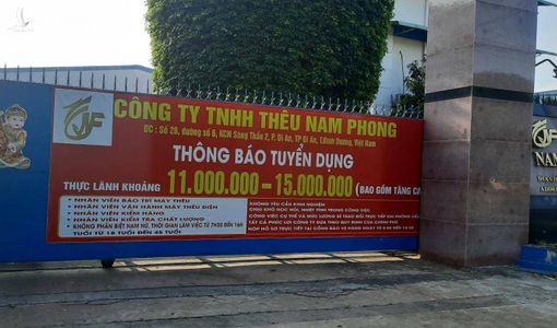 Doanh nghiệp trả thu nhập 10-16 triệu đồng/tháng vẫn thiếu công nhân