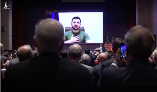 Phát biểu trước Quốc hội Mỹ, Tổng thống Zelensky nói về ‘vận mệnh’ của Ukraine