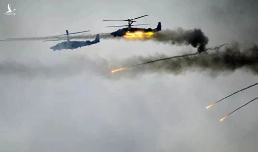 Nga công bố video trực thăng phá hủy xe bọc thép của Ukraine
