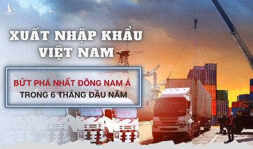 Xuất nhập khẩu Việt Nam 6 tháng đầu năm: Bứt phá nhất Đông Nam Á