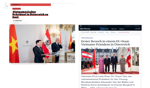 Truyền thông Áo nhận định về chuyến thăm của Chủ tịch nước