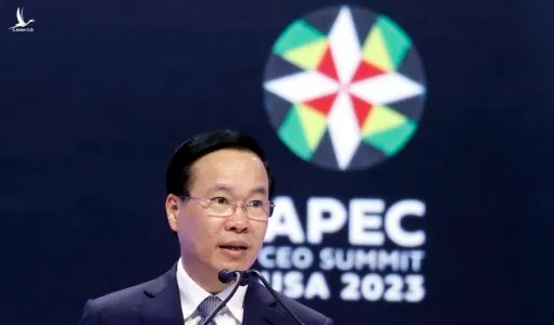 Chủ tịch nước Võ Văn Thưởng phát biểu tại Hội nghị Thượng đỉnh Doanh nghiệp APEC 2023