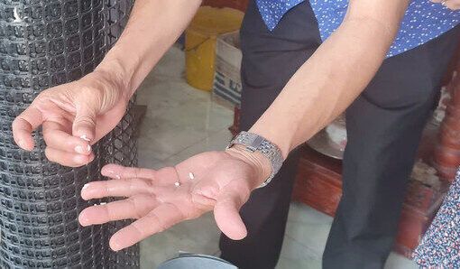 Phát hiện một loại gạo bất thường nghi là gạo giả