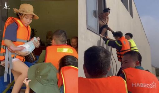 Công an tỉnh Bắc Ninh chạy đua với lũ, cứu người dân ra khỏi vùng ngập sâu