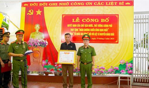 Công an Hưng Yên tuyển dụng em gái liệt sĩ Nguyễn Đăng Khải vào phòng An ninh kinh tế