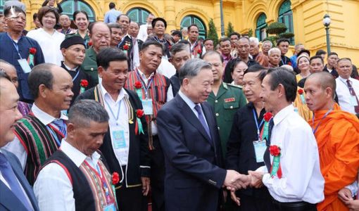Tổng Bí thư: Phát huy sức mạnh đại đoàn kết toàn dân tộc để phát triển đất nước