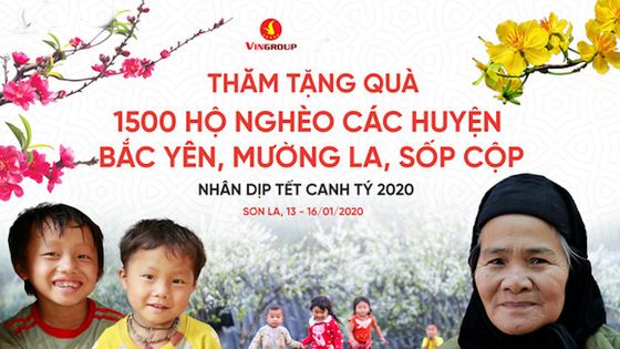 1.500 suất quà Tết cùng hoa đào, hoa mận tại 6 xã khó khăn của Sơn La