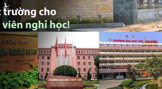 Nhiều trường đại học cho sinh viên nghỉ thêm 1 tuần