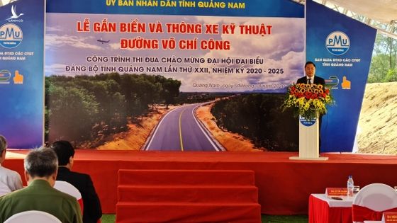 Thông xe đường 1.500 tỷ nối sân bay Chu Lai