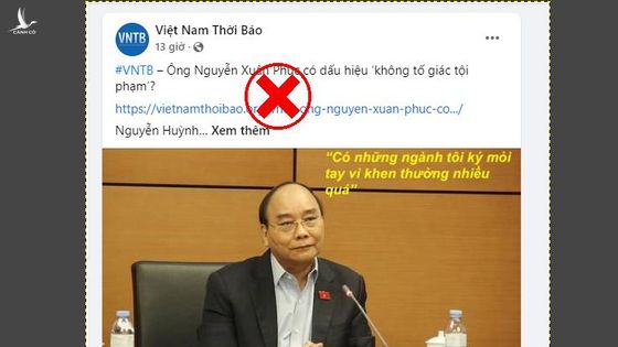 Thôi ngay trò xuyên tạc phát biểu của Chủ tịch nước Nguyễn Xuân Phúc