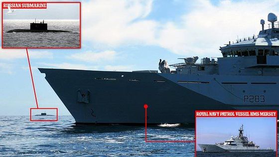 Tàu ngầm Nga đâm hỏng sonar của khinh hạm Anh