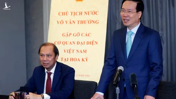 Chủ tịch nước Võ Văn Thưởng gặp gỡ các Cơ quan Đại diện Việt Nam tại Mỹ