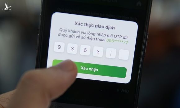 Bảo mật bằng OTP vẫn có thể bị hack tài khoản ngân hàng