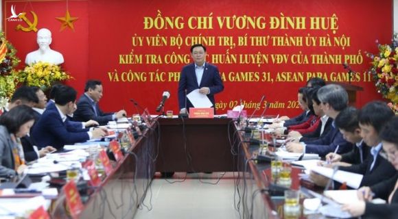 Ông Vương Đình Huệ yêu cầu Hà Nội không chủ quan khi chuẩn bị SEA Games 31