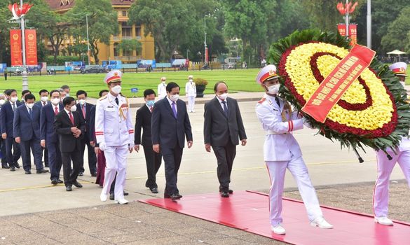 Lãnh đạo Đảng, Nhà nước viếng Chủ tịch Hồ Chí Minh