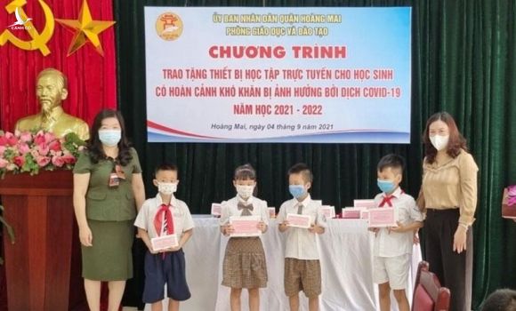 Hà Nội quyên góp được 2.345 máy tính và thiết bị học trực tuyến