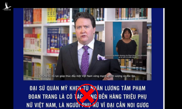 Điều đáng tiếc từ nhận định liên quan đến Phạm Đoan Trang của Đại sứ Mỹ tại Việt Nam