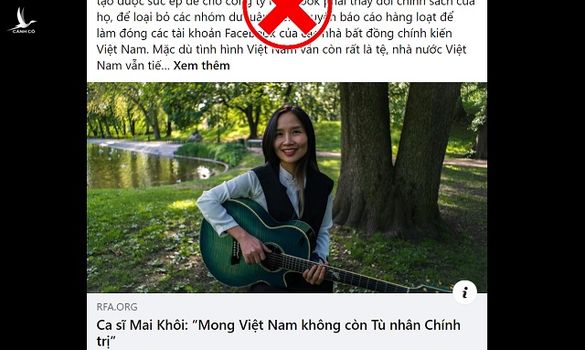 Bản chất của ca sĩ lấn sân sang nghề “dân chủ” Mai Khôi